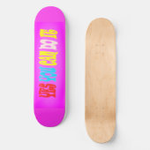 SKATEBOARD OUI, FAIS-IL RÉUSSIR ENCOURAGE MESSAGE GRAPHIQUE (Recto)