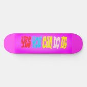SKATEBOARD OUI, FAIS-IL RÉUSSIR ENCOURAGE MESSAGE GRAPHIQUE (Horz)