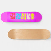 SKATEBOARD OUI, FAIS-IL RÉUSSIR ENCOURAGE MESSAGE GRAPHIQUE (Horz)