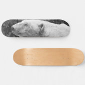 Skateboard Ours blanc paisible (Horz)