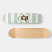 Skateboard Ours Brown Bois mignon; Grandes Vert Sage (Horz)