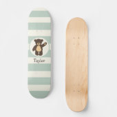Skateboard Ours Brown Bois mignon; Grandes Vert Sage (Recto)
