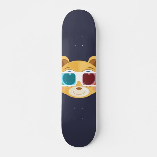 Skateboard Ours en peluche - 3D (Devant)