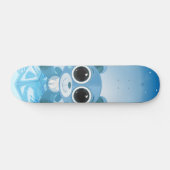Skateboard Ours en peluche - bleu Cool (Horz)