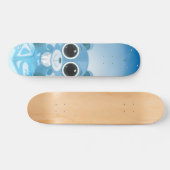 Skateboard Ours en peluche - bleu Cool (Horz)