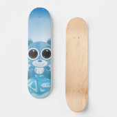 Skateboard Ours en peluche - bleu Cool (Recto)