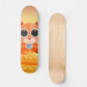Skateboard Ours en peluche - Candy Orange (Recto)