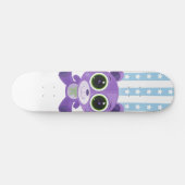 Skateboard Ours en peluche - oeil étoilé pourpre (Horz)