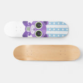 Skateboard Ours en peluche - oeil étoilé pourpre (Horz)