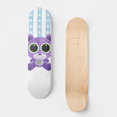 Skateboard Ours en peluche - oeil étoilé pourpre (Recto)