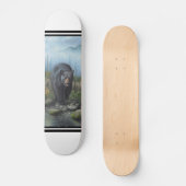 Skateboard Ours noir (Recto)