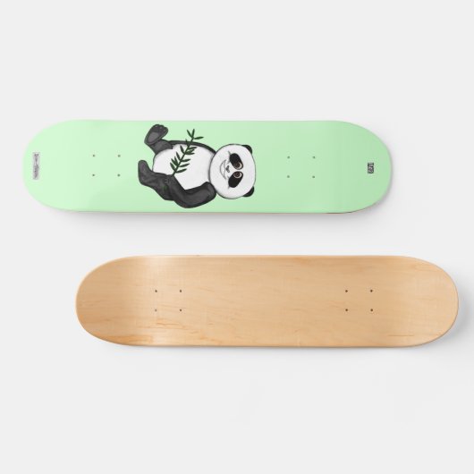Skateboard Ours Panda Trop mignon (Horz)