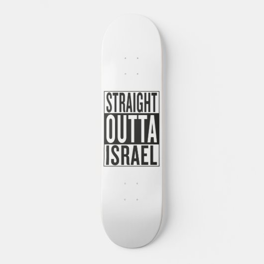 Skateboard outta droit Israël (Recto)