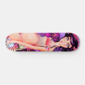 Skateboard Ouvrez la fille de livre (Horz)