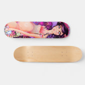 Skateboard Ouvrez la fille de livre (Horz)