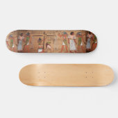 Skateboard over Egypte-Hieroglyphs (Horizontaal)