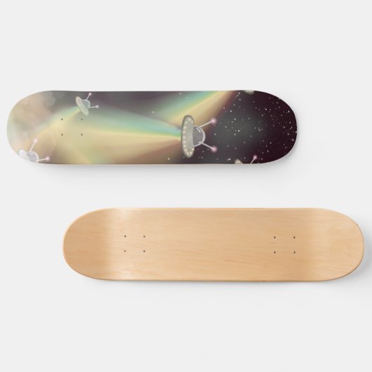 Skateboard OVNI Attaquer la Terre (Horz)
