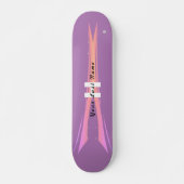 Skateboard paars met roze HAMbyWG (Voorkant)