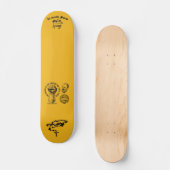 Skateboard Padre Pio Skateboard, pont de 7 ¾ po (Recto)