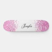 Skateboard Paillette rose (Horz)