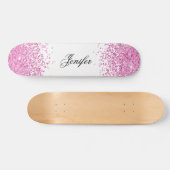 Skateboard Paillette rose (Horz)