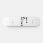 Skateboard pain au micro-ondes blanc basique (Horz)