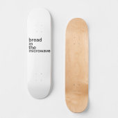 Skateboard pain au micro-ondes blanc basique (Recto)