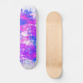 Skateboard Paint aquarelle (Recto)