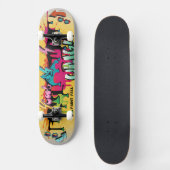 Skateboard Paint Fall 8h Skate (Recto)