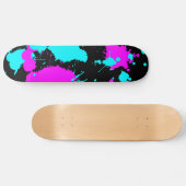 Skateboard Paint Splat- Bleu clair/ Violet clair (Horz)