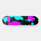 Skateboard Paint Splat- Bleu clair/ Violet clair (Horz)