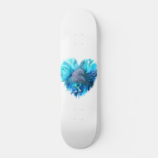 Skateboard Paire de dauphins (Recto)