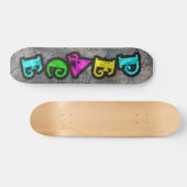 Skateboard Paix (Horz)