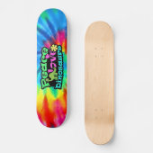 Skateboard Paix, amour, dinosaures (Recto)