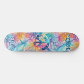 Skateboard Paix Amour Tie-Dye (Horz)