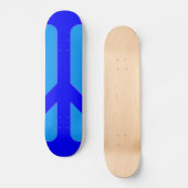 Skateboard Paix Bleue (Recto)