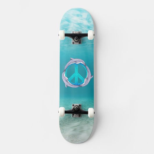 Skateboard Paix de dauphin (Recto)