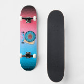 Skateboard Paix ~ Soleil (Recto)