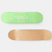 Skateboard Paix verte (Horz)