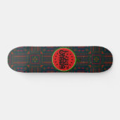 Skateboard Palestine watermelon-Palestine Arabe mot"français" (Horz)