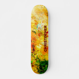 Skateboard Palette Artiste Colorée