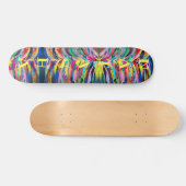 Skateboard Palette d'artiste colorée (Horz)