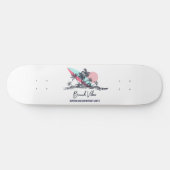 Skateboard Palm Trees Beach  (Horz)