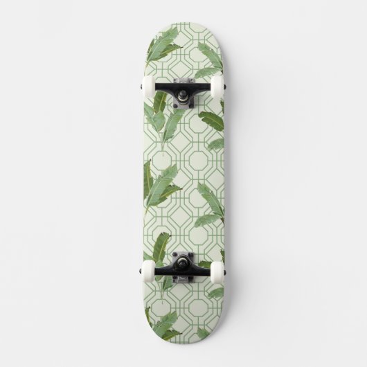 Skateboard Palmettes tropicales (Recto)