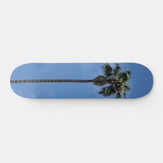 Skateboard Palmier du ciel bleu (Horz)