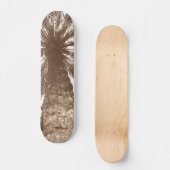 Skateboard Palmier rétro (Recto)