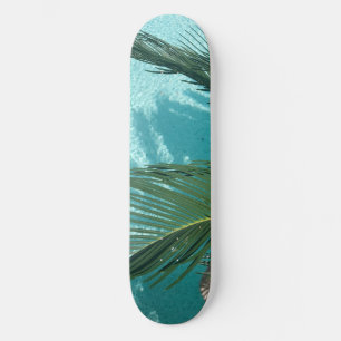 Skateboard palmier sur l'eau
