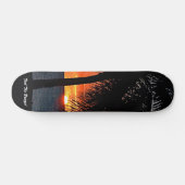 Skateboard Palmier Tropical Sunset Personnalisez (Horz)