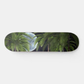 Skateboard Palmiers contre la lune (Horz)
