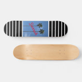 Skateboard Palmiers modernes (Horz)